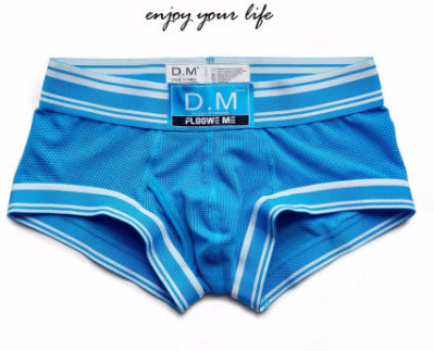 Boxers rayés DM pour hommes à séchage rapide