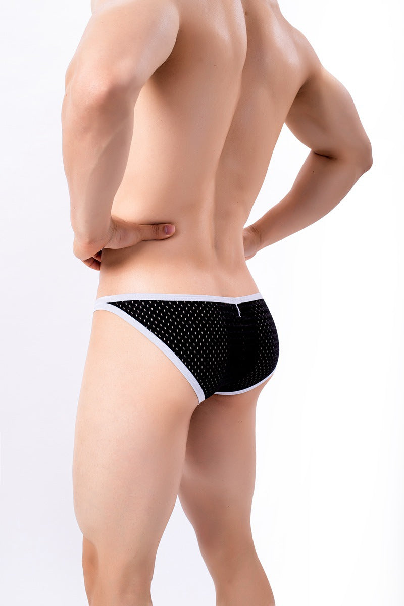 Sous-vêtements respirants à basse taille à basse taille pour hommes