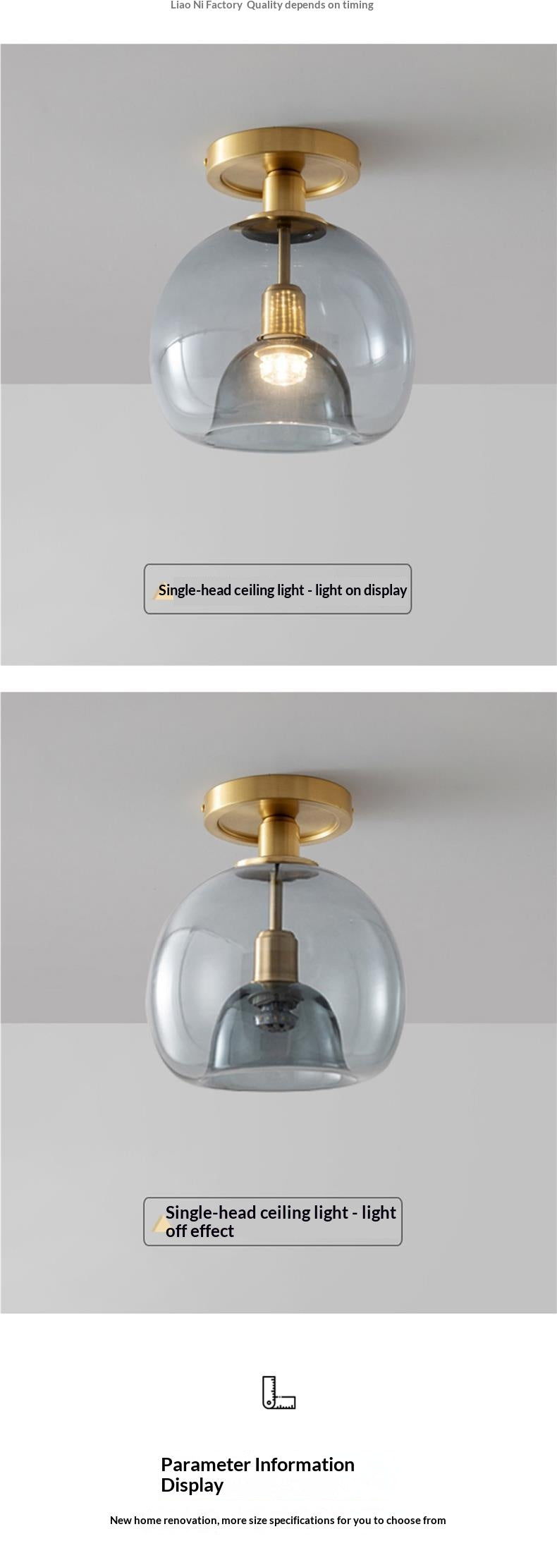 Modern Minimalist Living Room Entrance Ceiling Light