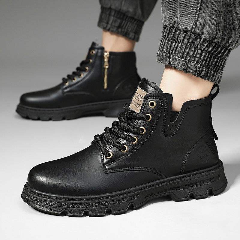 Men's Casual Spring Leather Boots