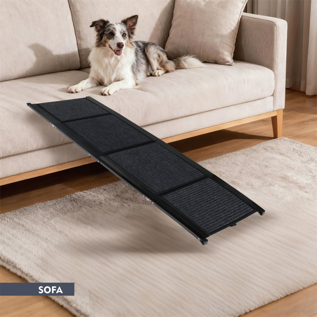 Rampe pour chien pour voiture 65x17 Grand pliage de l'escalier d'animal pour camion
