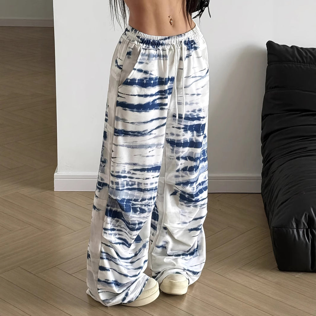 Pantalons en cuir mince imprimé pour femmes