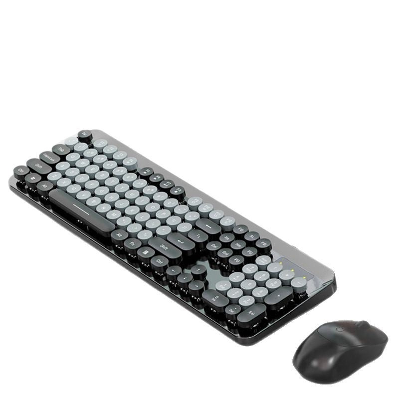 Bureau de femmes Clavier sans fil léger et jeu de souris Clavier d'ordinateur