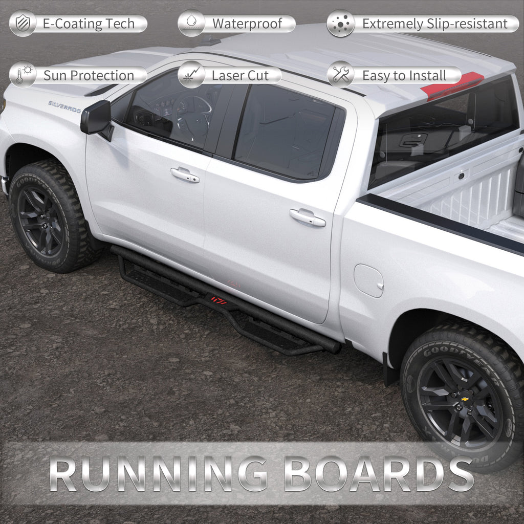 Conseils de course de cabine compatibles pour 2019- Chevy Silverado & GMC Sierra 1500/2020- Chevrolet