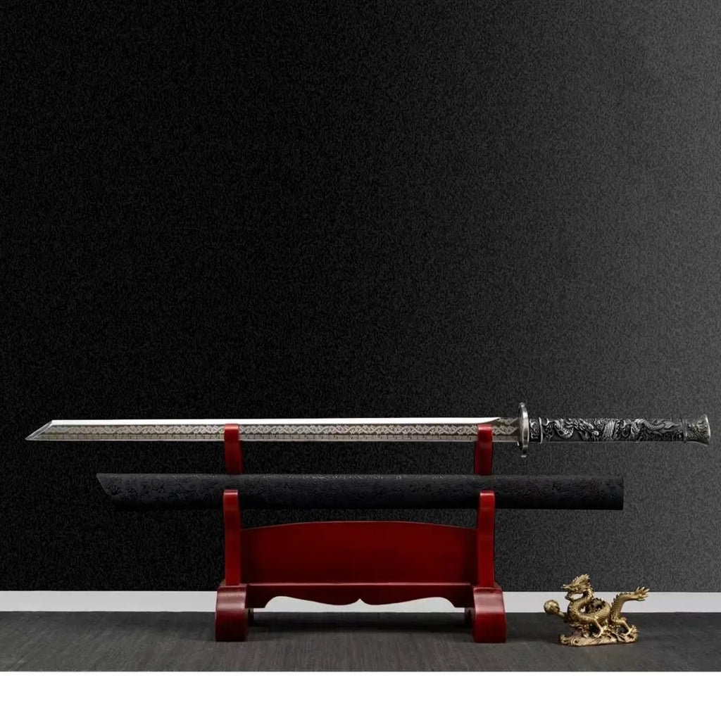 Style Xiaolong Integral Tang Dynasty Horizontal Sword High Manganese Steel Auto-Defense Co