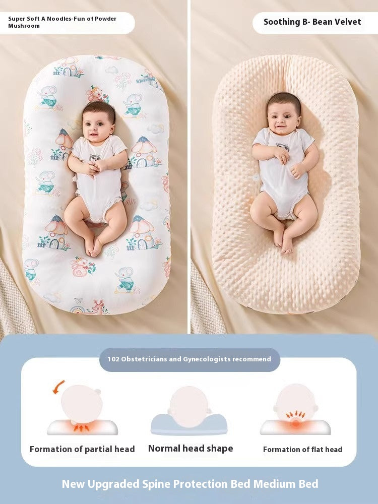 Minimally imprimé bébé apaisant et lit anti-stupéfiant