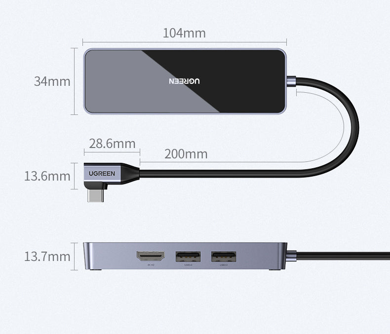 Convertisseur Multi-fonction Gigabit Carte réseau 3.0 Branche Extender Adaptateur