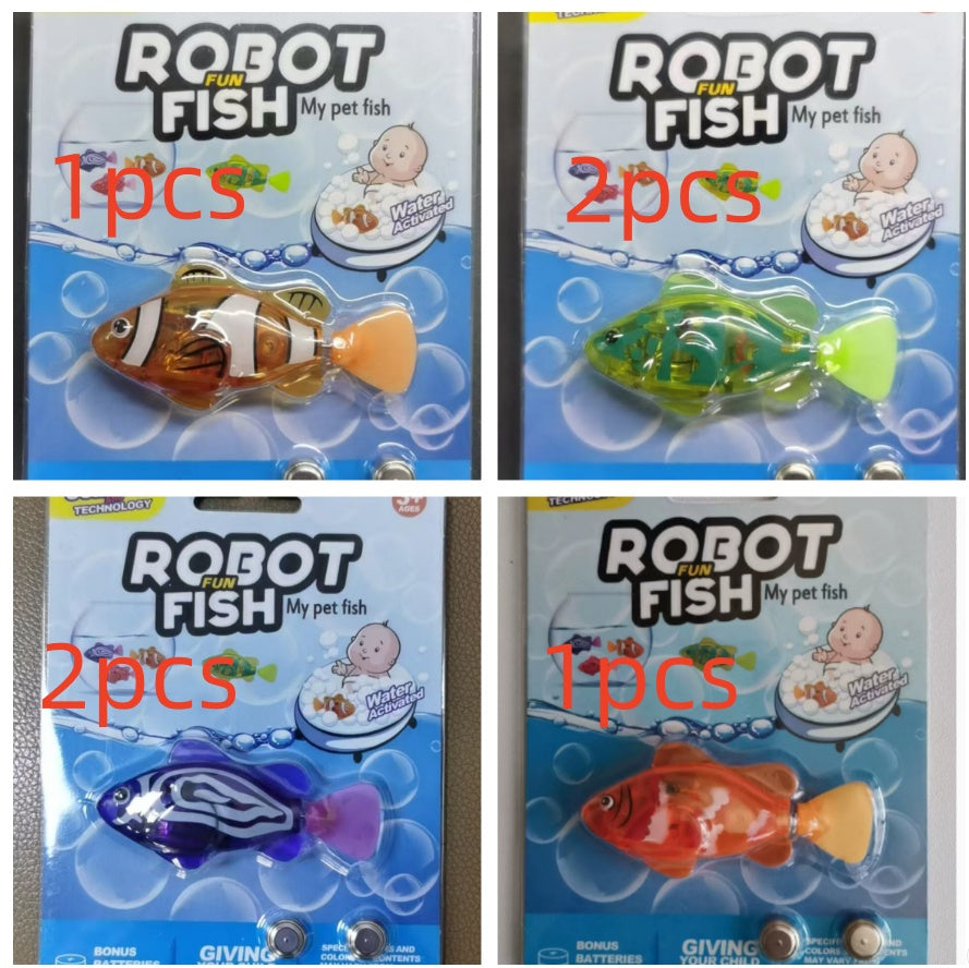 Animal Fish Simulation Light-Activated Clownfish Bathtub and Splashing Toy
