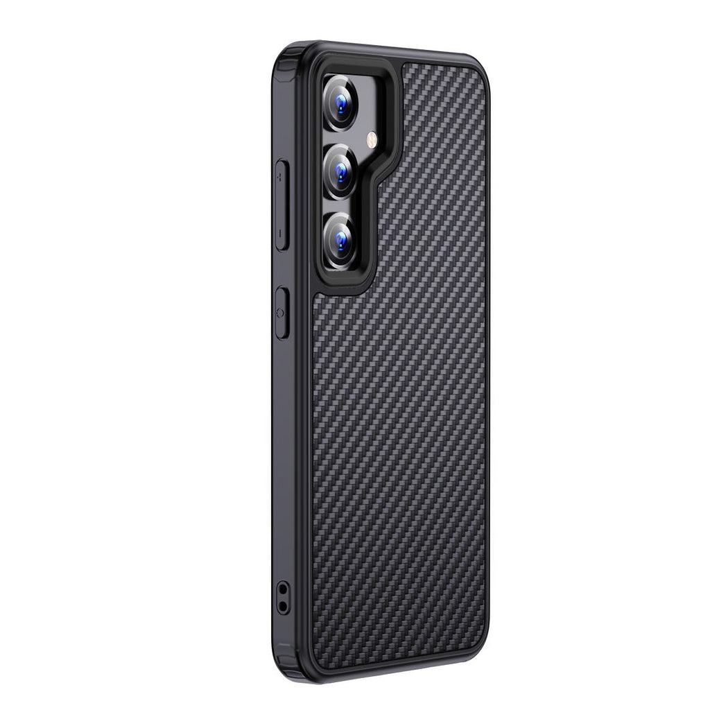 Boîtier de téléphone Aramid Fibre givrée Couverture de protection anti-goutte Coque magnétique