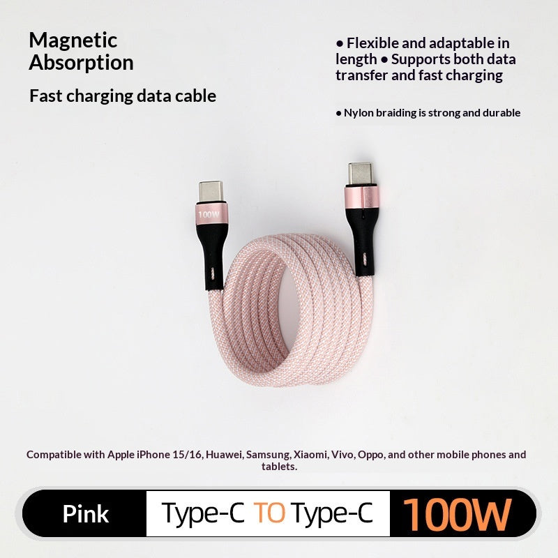 Organisateur de câbles de données magnétiques Câble de recharge rapide