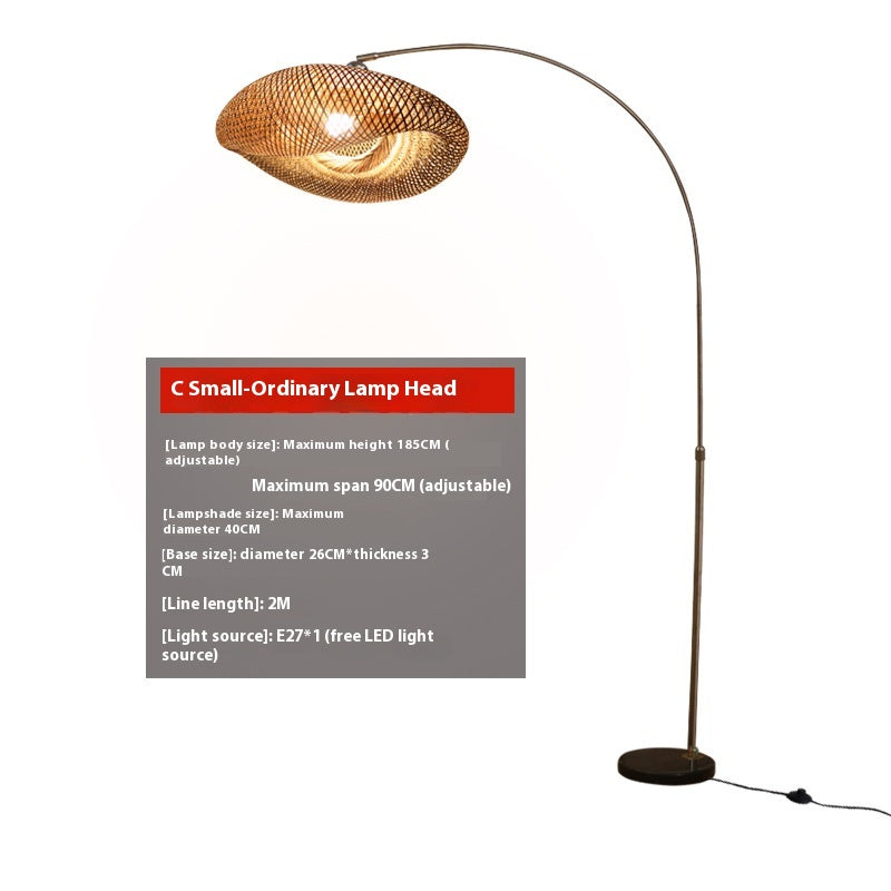 Type de bouton de lampe de plancher de pêche