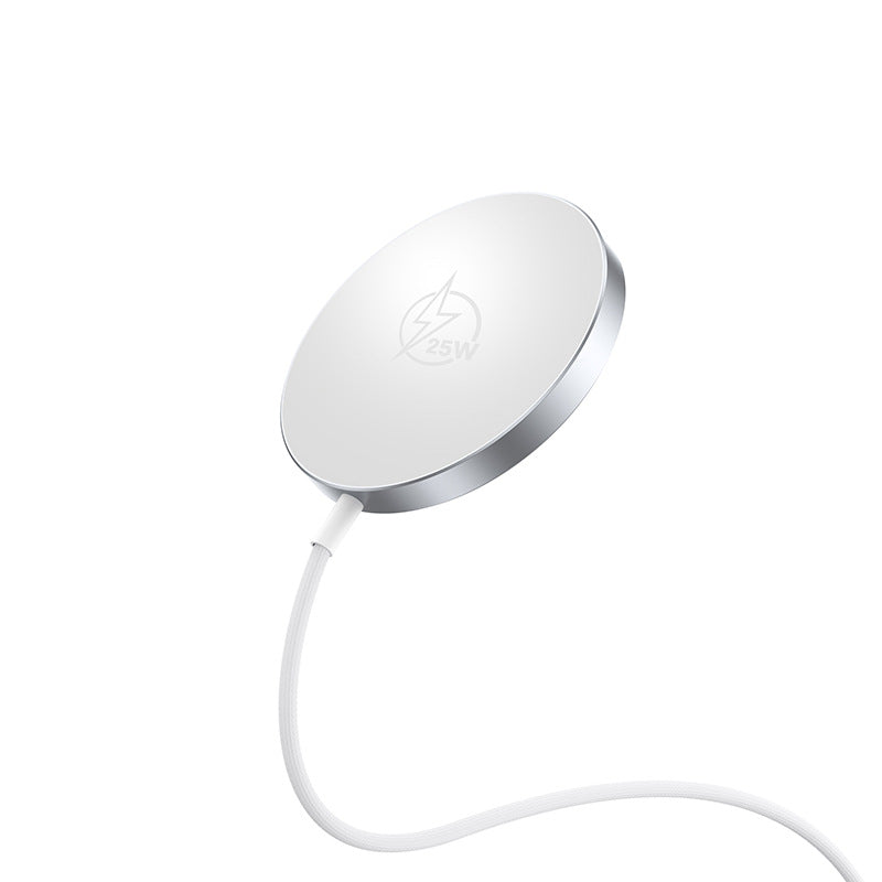 Chargeur sans fil magnétique 25W en métal idéal pour recharger sans fil des téléphones portables