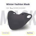Masque chaud d'hiver- gris foncé- 1