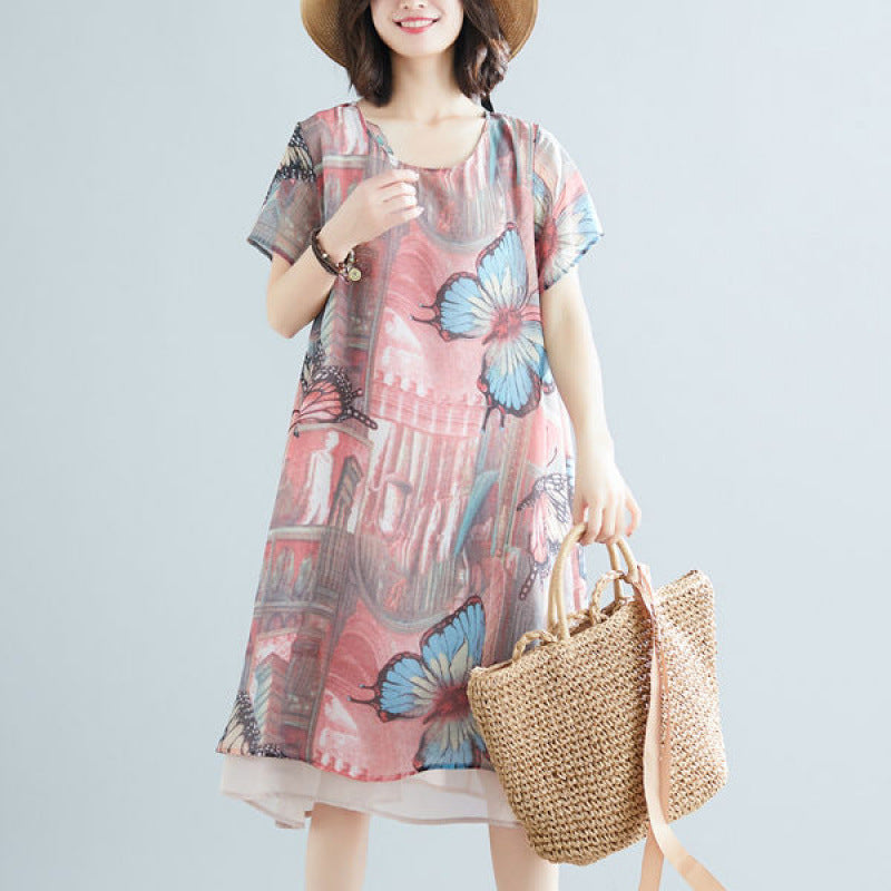 Robe de mousseline femme plus grande