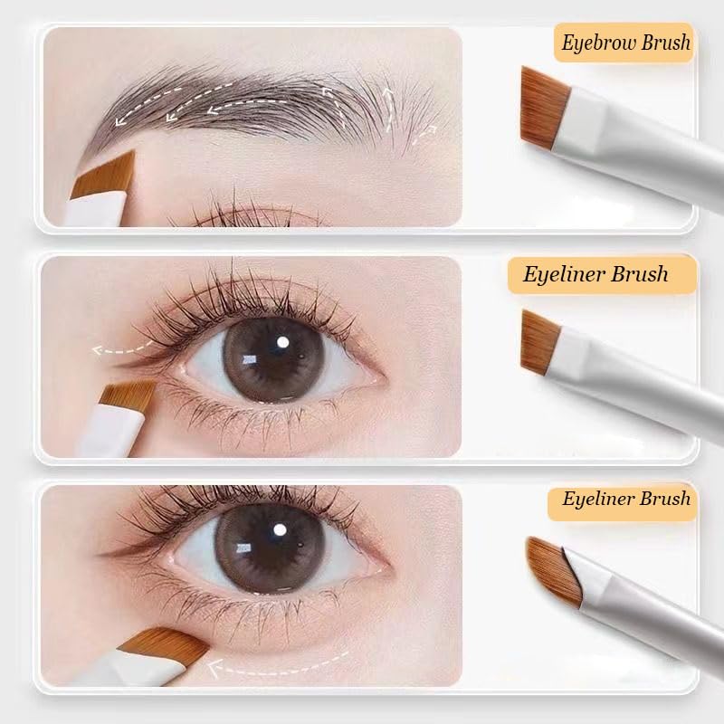 Brosses de précision ultra fine pour liner et sourcils de gel