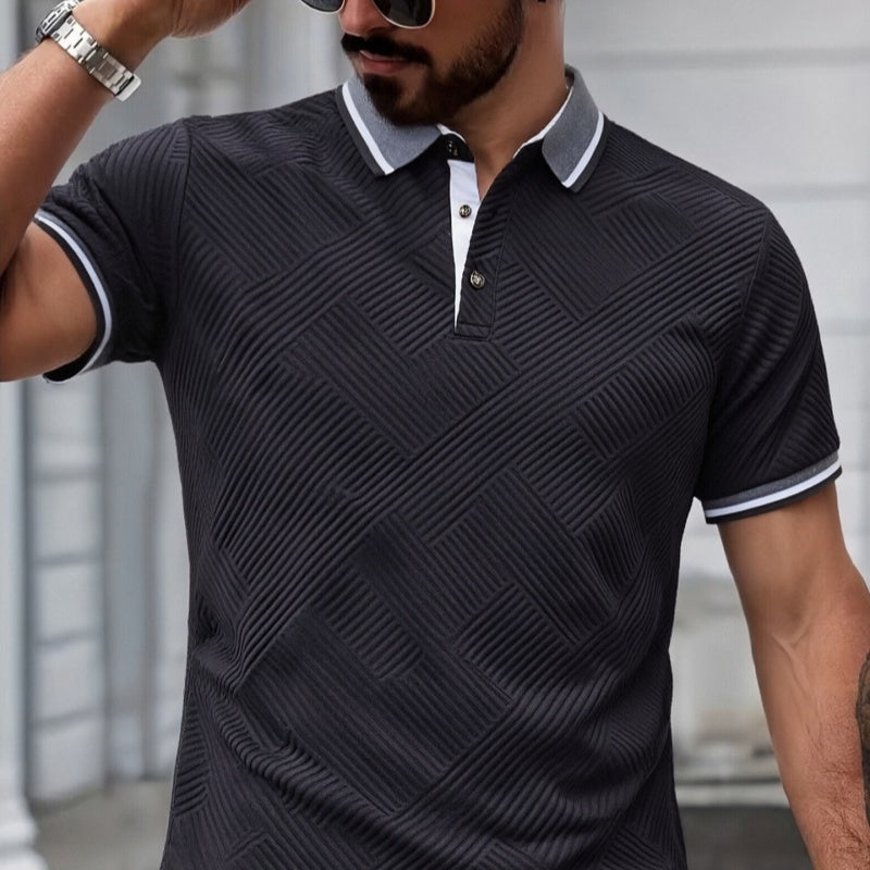 Hommes Polo Chemise à manches courtes Casual Top