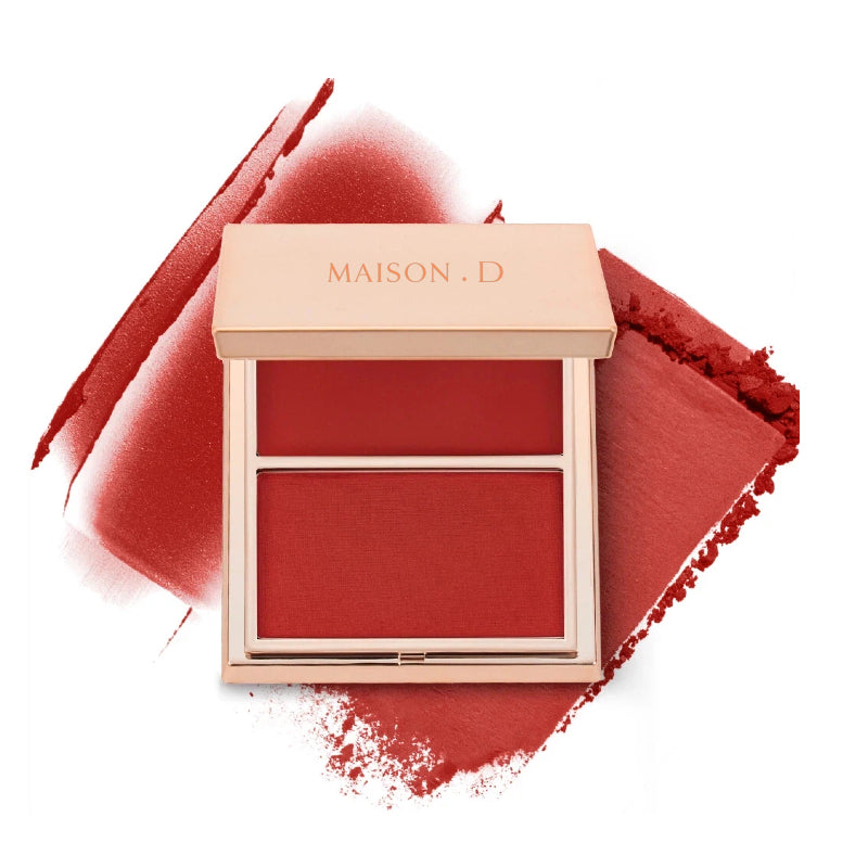 MAISON D Crème à double prise et poudre Blush Duo