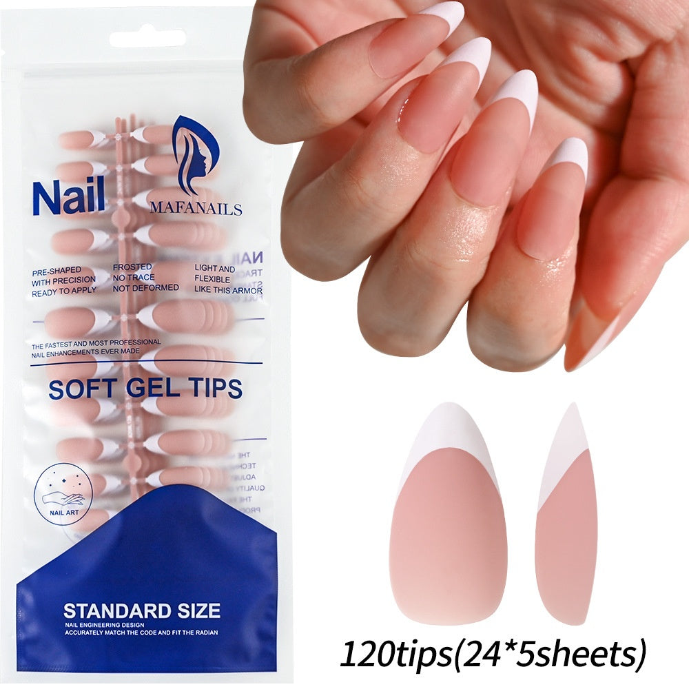 Sac de 120 pièces de conseils amovibles pour les ongles