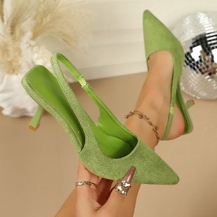 Chaussures européennes et américaines de style Plus-size Low-cut qui aplatissent la figure