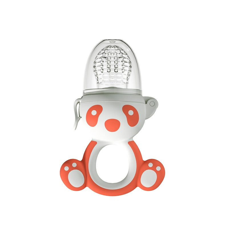 Happy Bite Baby Teether Non-staple Food Fruit Fooding Artifact Baby Pacifier Main Silicone