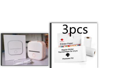 Imprimante Mini Thermique Portable Accueil Imprimante Photo Étudiant Mauvaise question Imprimante Bleu
