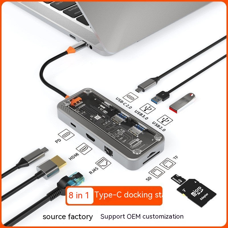 Hub Expansion Dock Notebook Convertisseur d'ordinateur