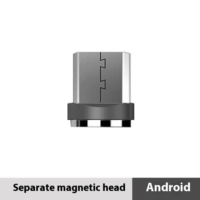 Câble de données de flux magnétique Type-c Téléphone mobile Câble à trois en un