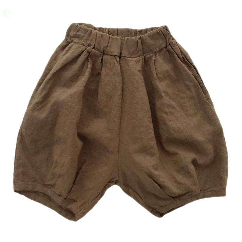 Pantalon en coton massif couleur enfant