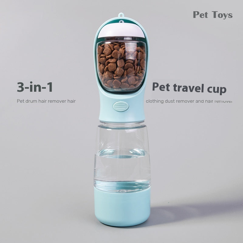 Eau et aliments Chien intégré Marche Portable Cat Eau potable Portable Cup