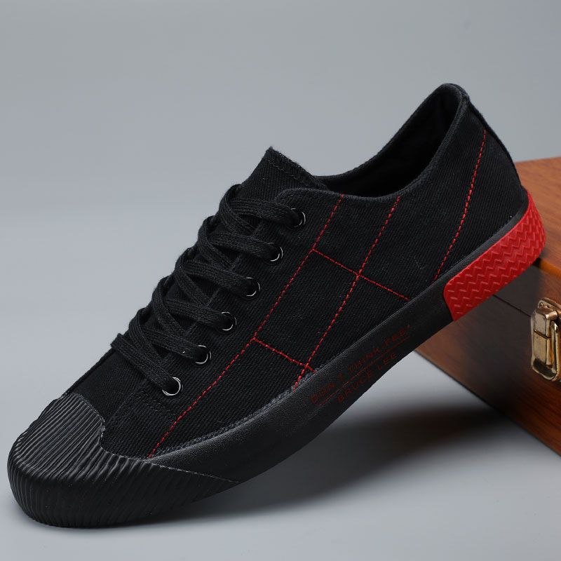 Automne Hommes Chaussures Casual Sneakers Toile style coréen