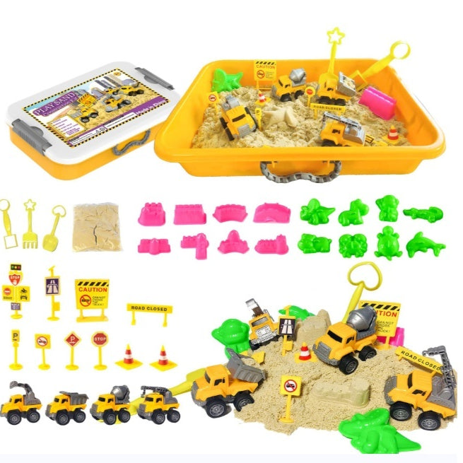 Jouet intérieur jeu sable couleur poudre de sable