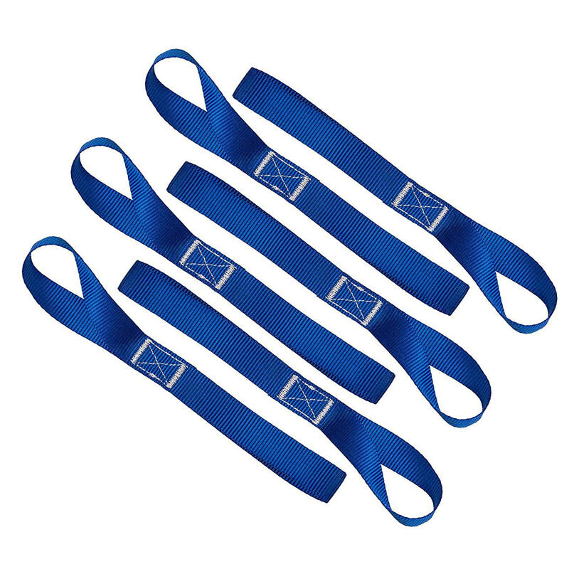 6pcs Moto moto Soft Loop Transport Attache vers le bas 2,5x30cm.