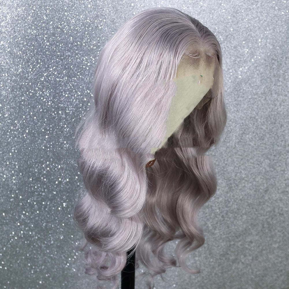 Wave Long Curly Synthetic Fibre Avant Perruque