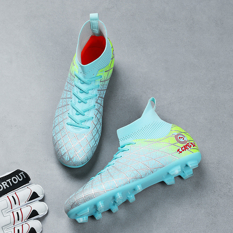 Chaussures de soccer longues et courtes Spikes Adultes Course Chaussures