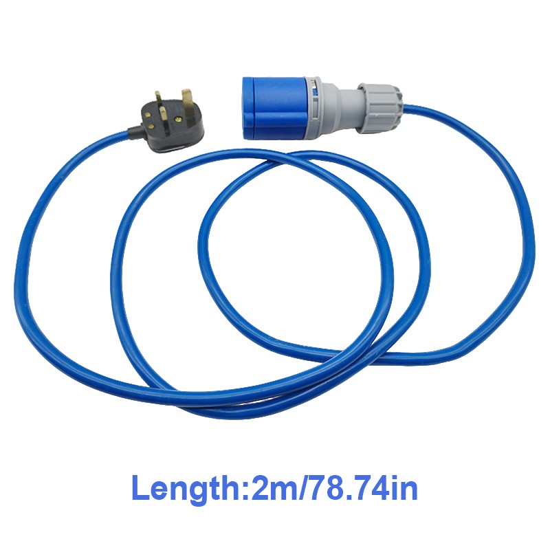 MOTORHOME DE CARAVAN LOURDITE 13A PLUG À 16A SOCKET 240V HOOK UP CABLE