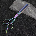 Ciseaux de coiffure-Ciseaux dentaires-Colorful-3 Luo 13 acier-1 pièce