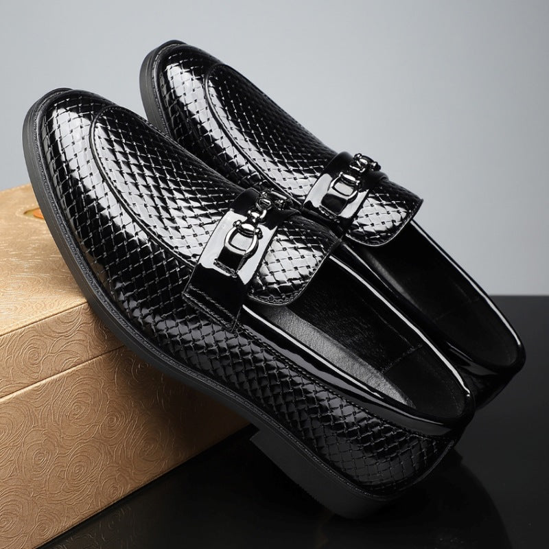 Minimalist British Style Hommes Chaussures en cuir d'affaires