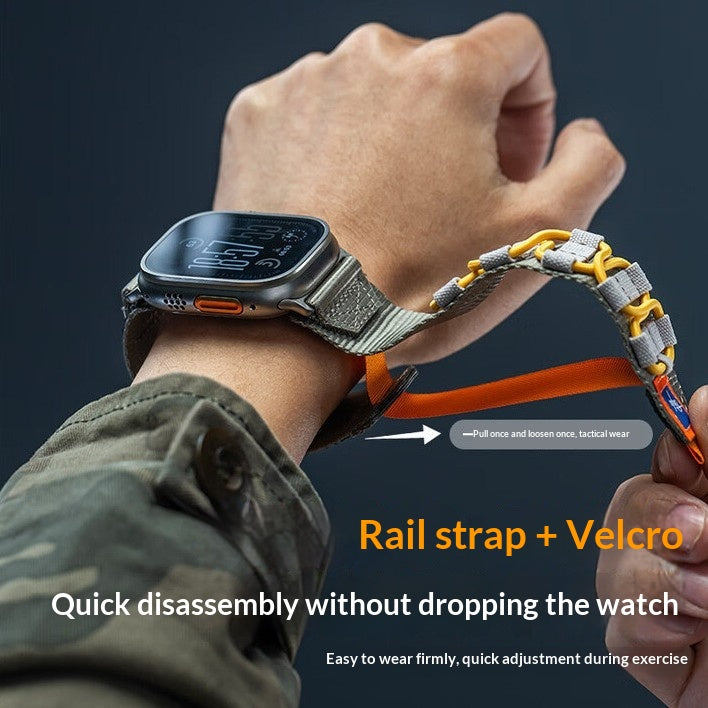 Bracelet de montre en boucle tissée en nylon