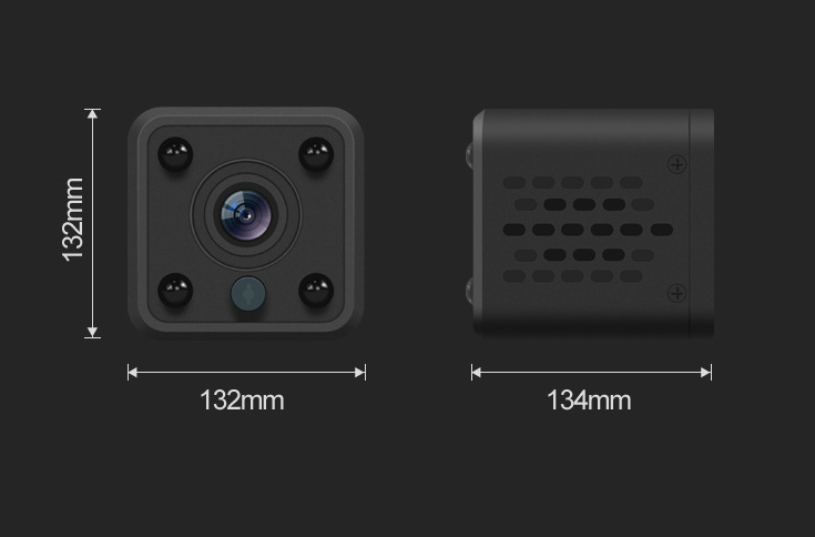 Caméra de vision de nuit HD smart wear caméra de surveillance intelligente
