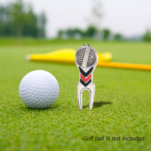 Golf Fourche verte avec Mark Golf Mark Accessoires de golf Support