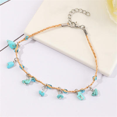Bracelet de galets de Raffia