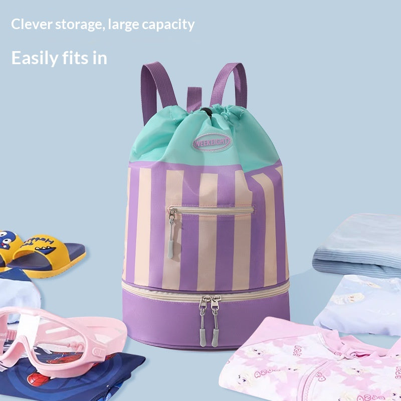 Sac à dos pour enfants avec séparation sèche-humide
