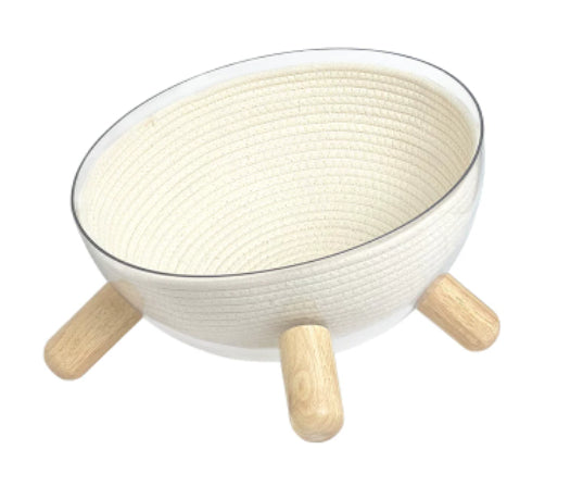 Moonlight Cat Bed Transparent Space Capsule Maison Grande Taille Épaisseur Chaud Mat Canapé