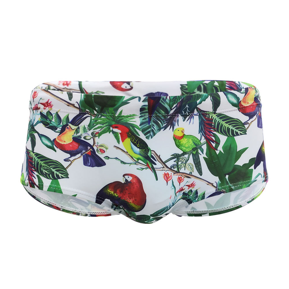 Flower-bird Imprimer Fashion Petit Boxer pour Homme