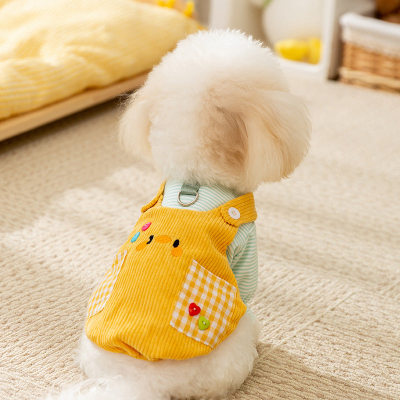 Costumes d'automne et de chien d'hiver Petit animal à deux pattes