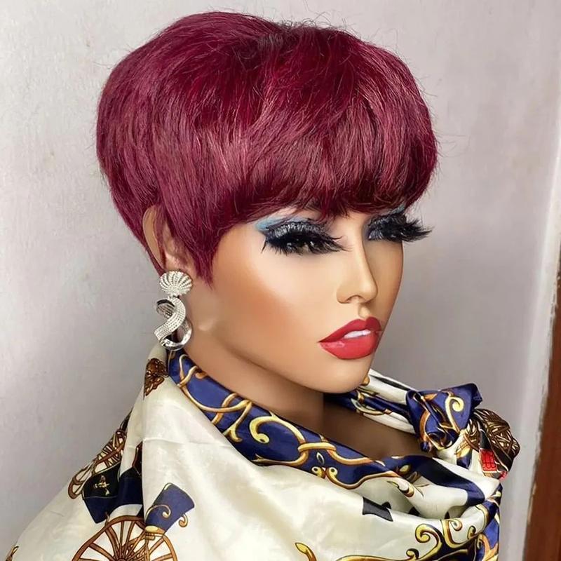 Fashion brune cheveux courts éponge synthétique