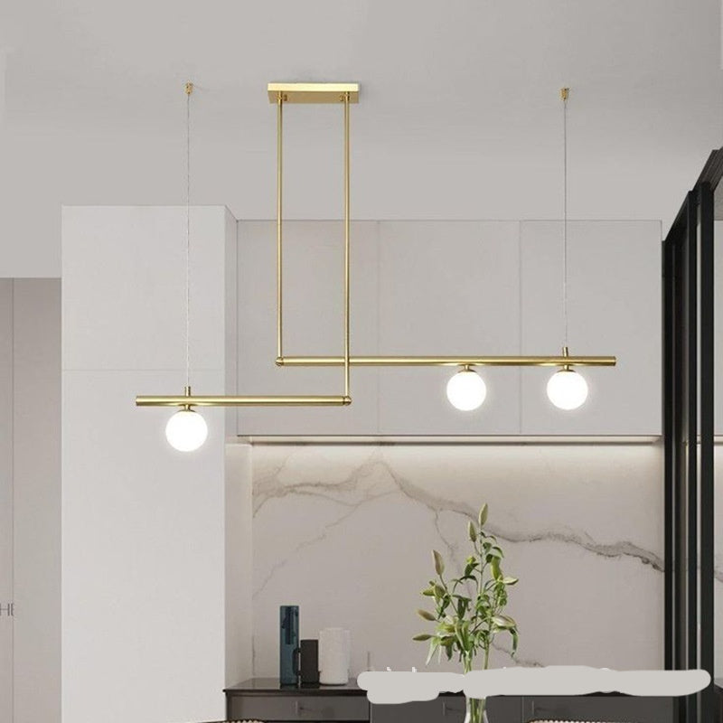 Nordic Modern Restaurant Long Pendentif Light avec un design créatif unique