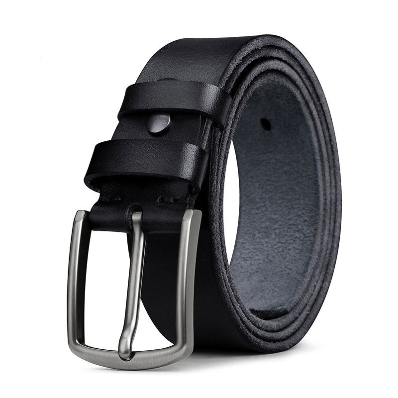 Ceinture en cuir d'alliage de première couche pour hommes