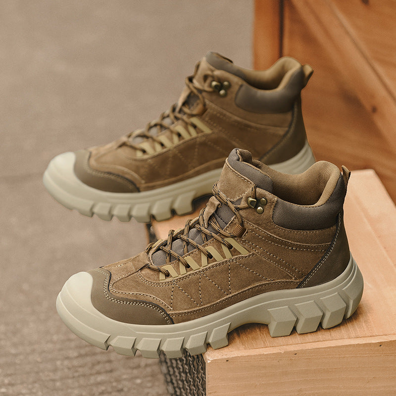 Chaussures Homme Automne Hiver Haut-Haut Randonnée et Bottes d'alpinisme