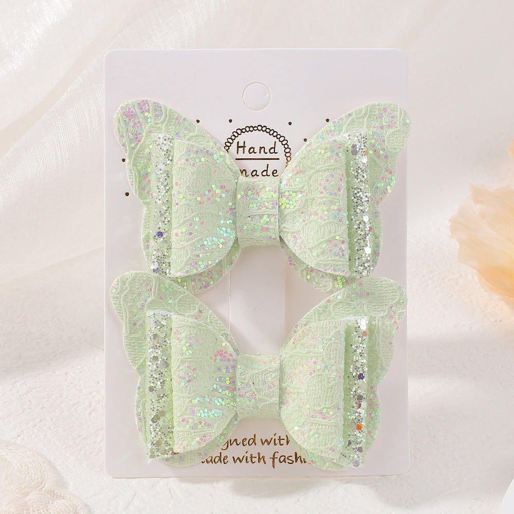 Ensemble de pinces pour cheveux Bow pour enfants